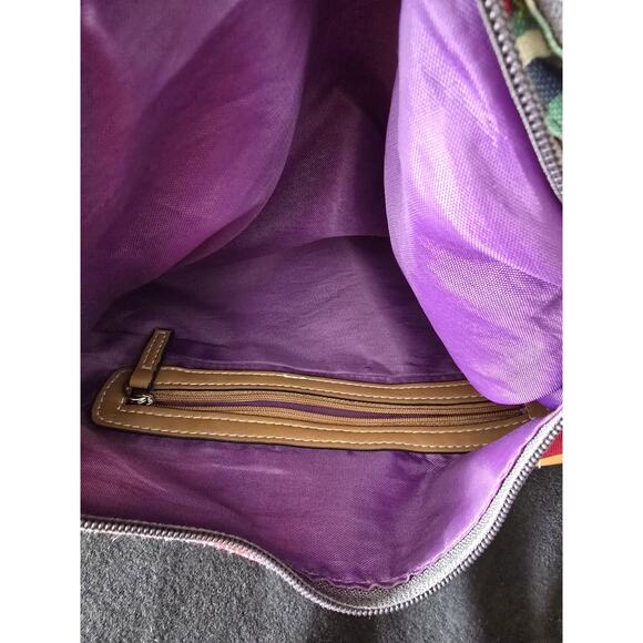 Lily Bloom Satchel Bag & Handbag Multi Zip Pockets & Colors - Picture 8 of 9